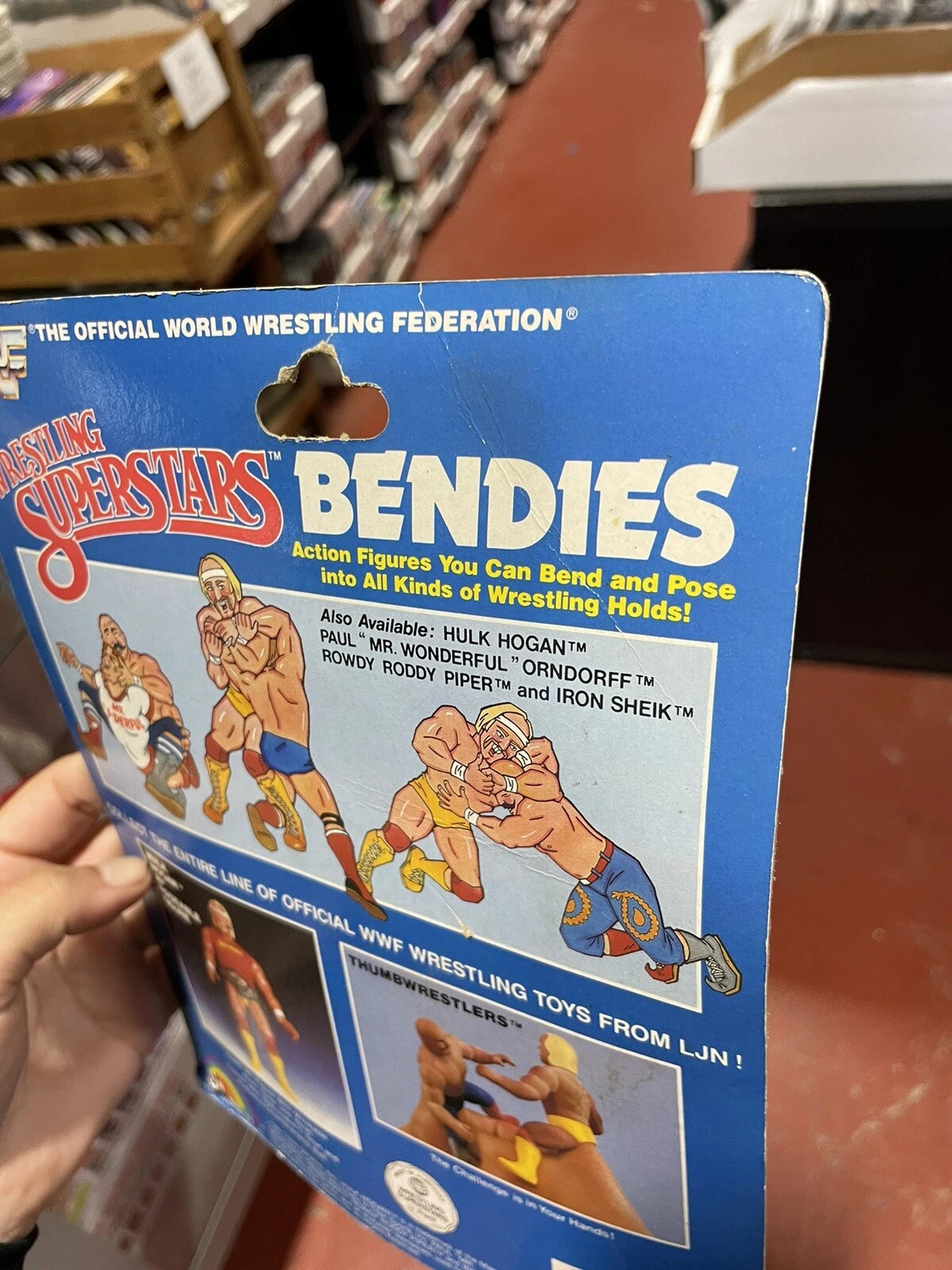THE IRON SHEIK - WWF WRESTLING SUPERSTARS - VINTAGE 1985 LJN FIGURE - WWE