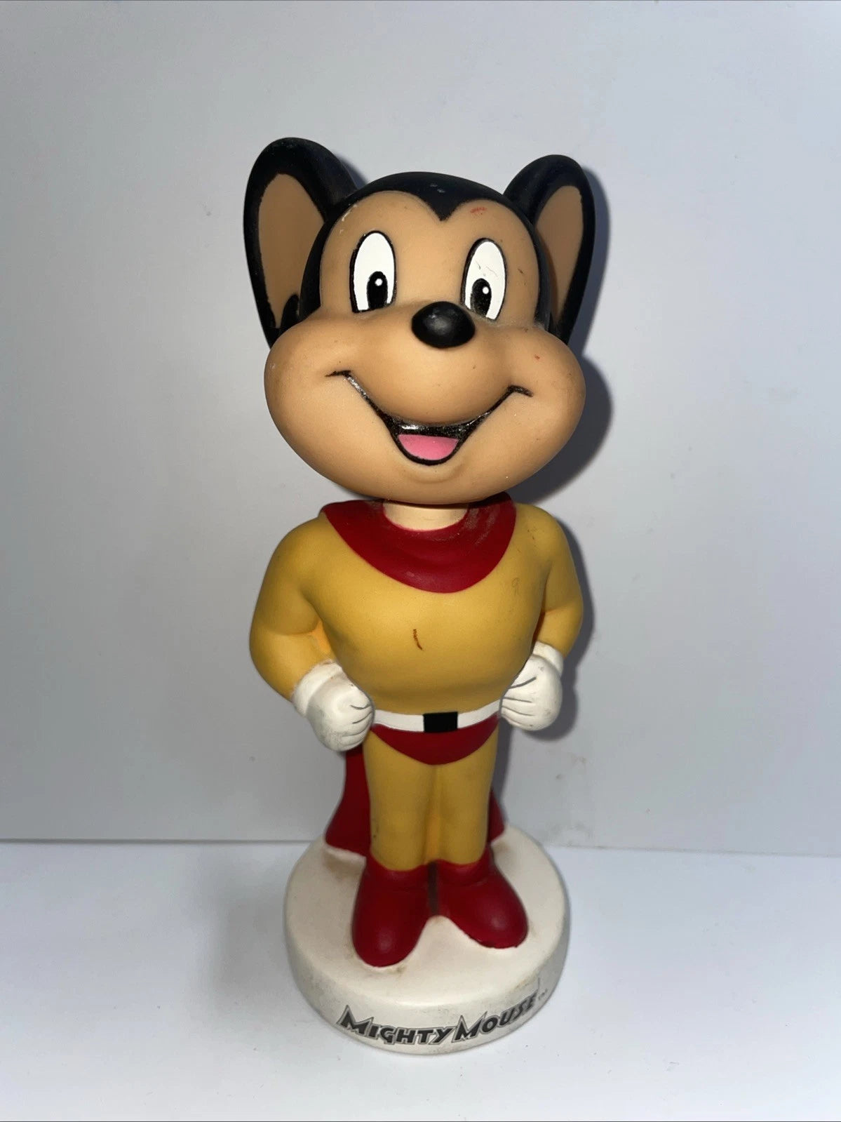 Vintage Funko Wacky Wobbler Bobblehead Mighty Mouse (2002)