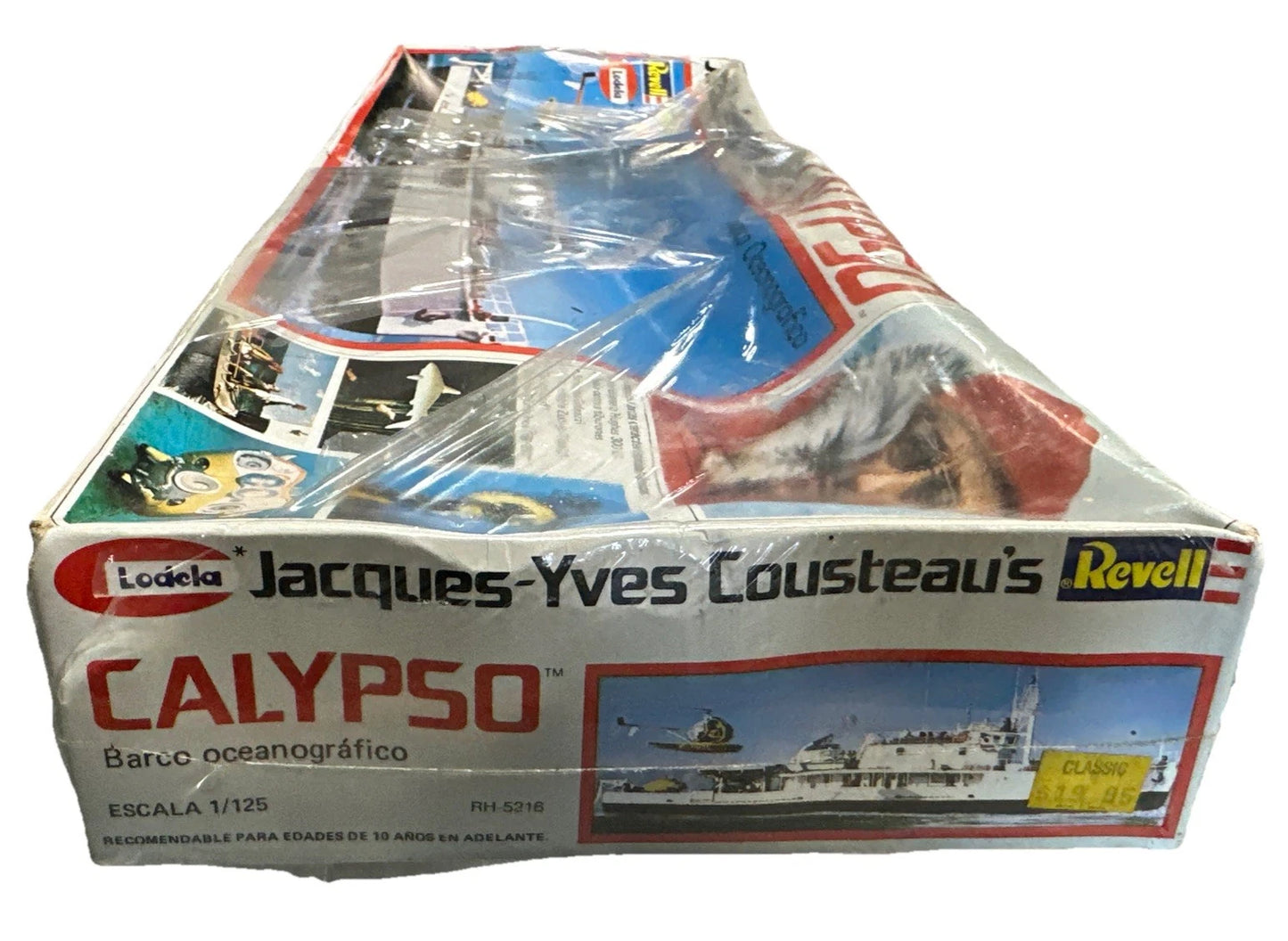 Revell/Lodela Jacques-Yves Cousteau's Calypso Plastic Model Ship #RH5216 1/125