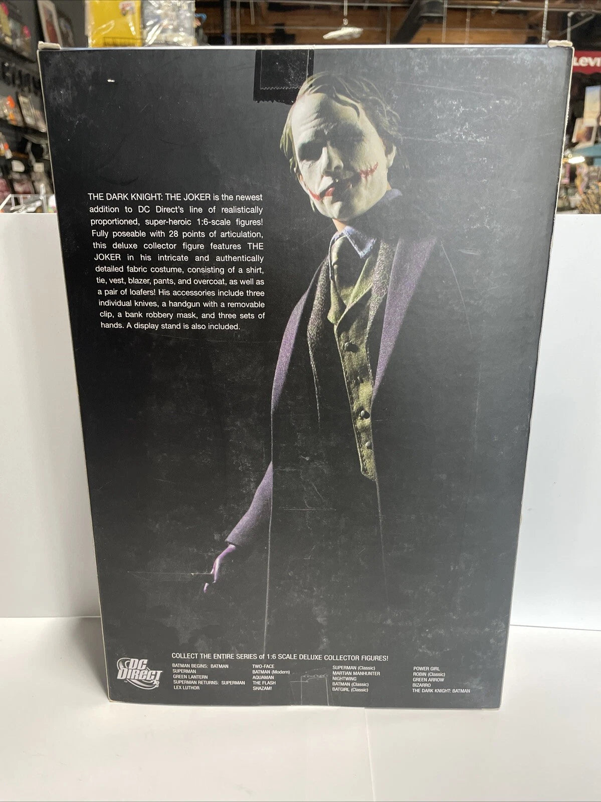 The Joker DC Direct Deluxe 1:6 Scale Dark Knight Collector Figure Ledger NEW