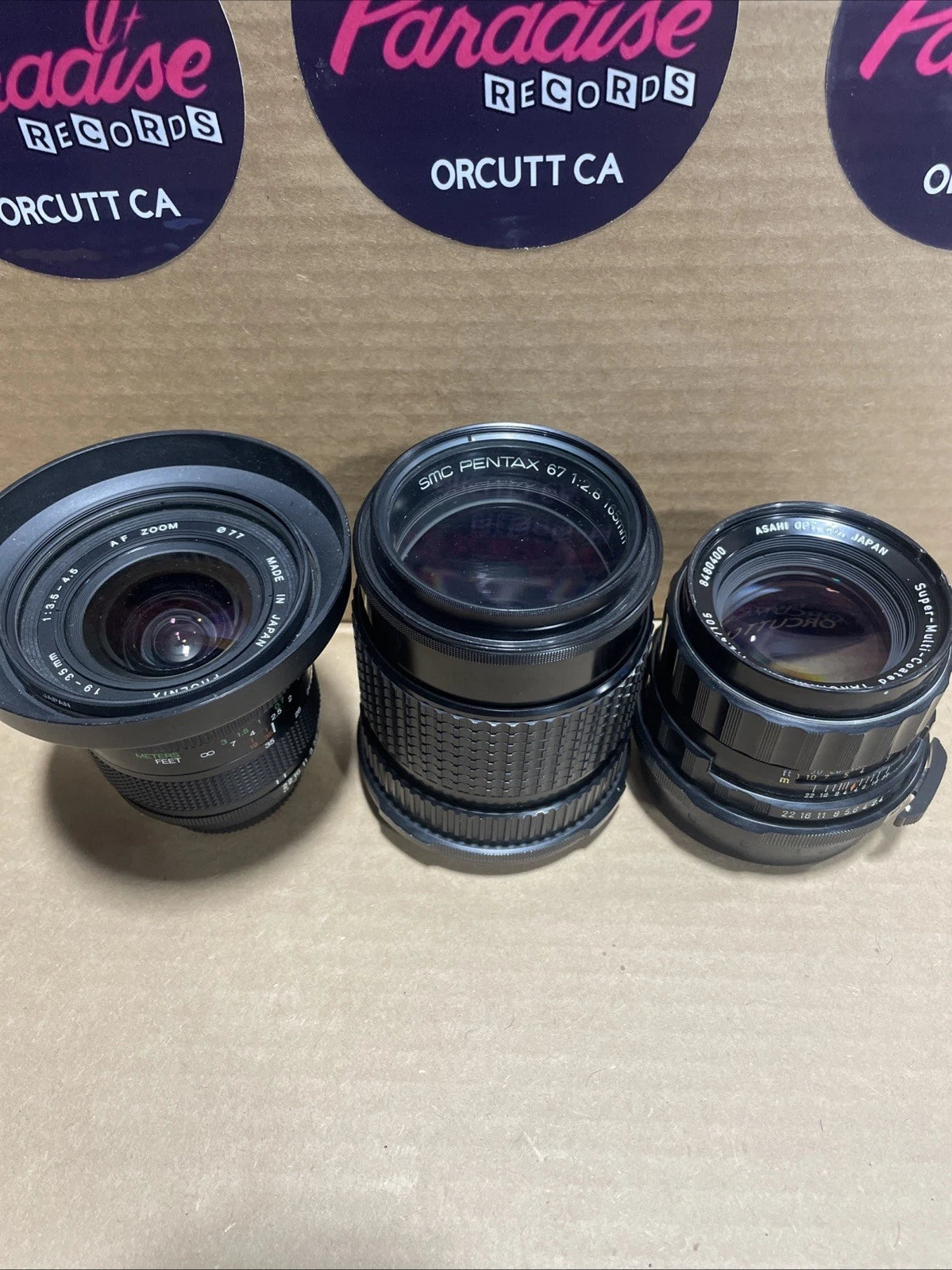 Asahi Pentax 6X7 Camera + 6 Lenses & Accessories Rare Vintage With Pelican Case