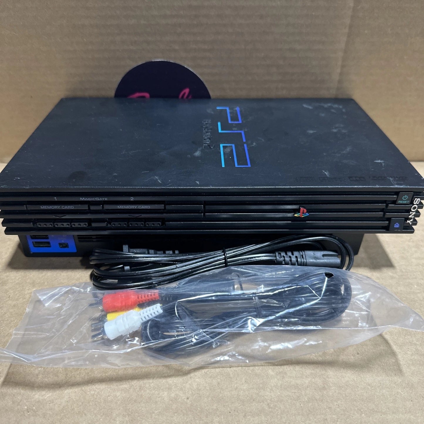 Sony PlayStation 2 PS2 Fat SCPH-30001 Console Only Tested & Working New Cables
