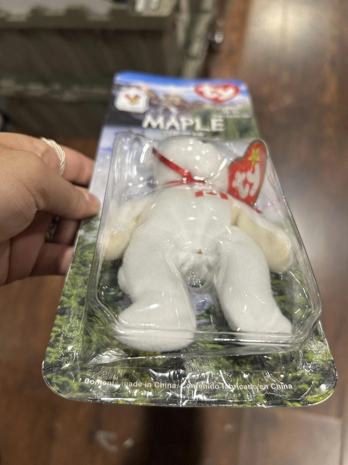 MAPLE The Bear Rare Ty Beanie Baby