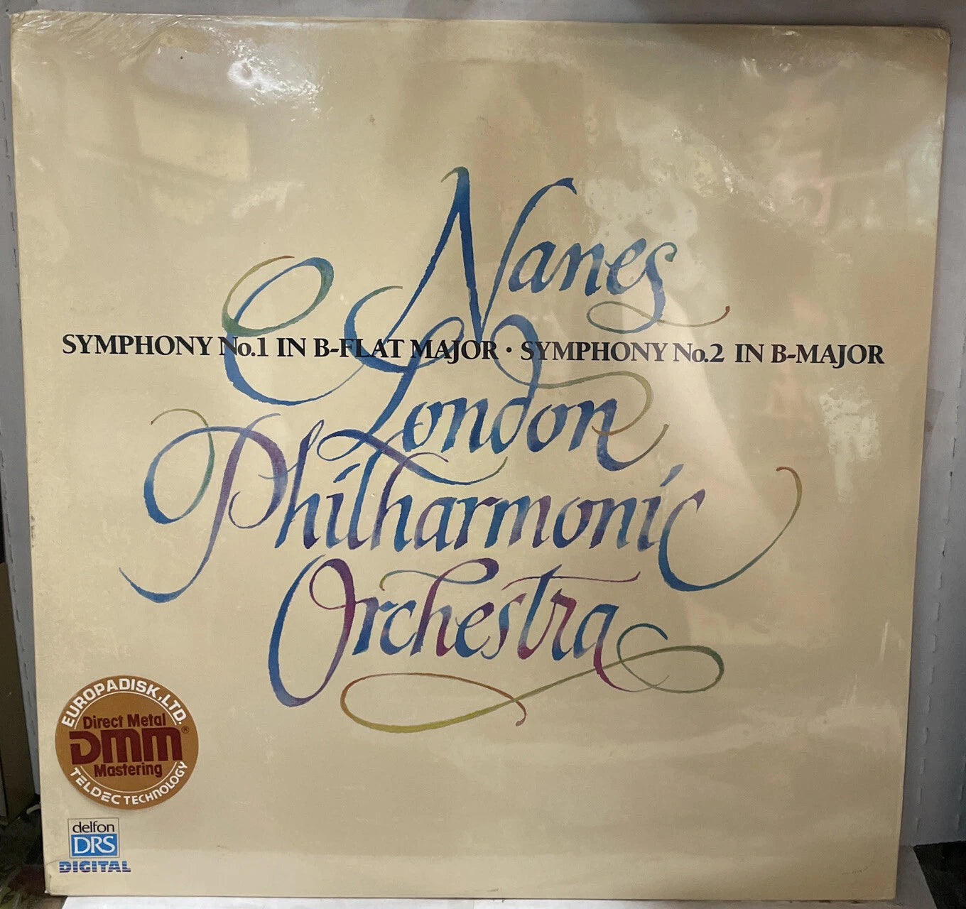 Richard Nanes Symphony No.1 In B-Flat Minor Sealed Record DRS1211