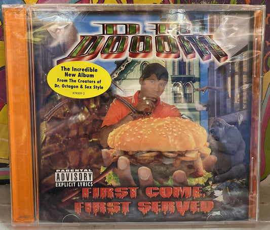 Dr. Dooom First Come First Served Sealed CD KTR-009