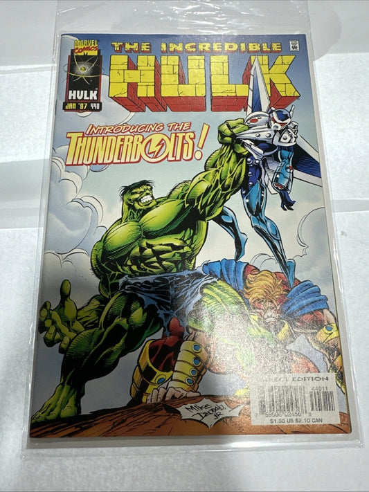 INCREDIBLE HULK #449 KEY 1st Appearance THUNDERBOLTS (1997) Marvel VG