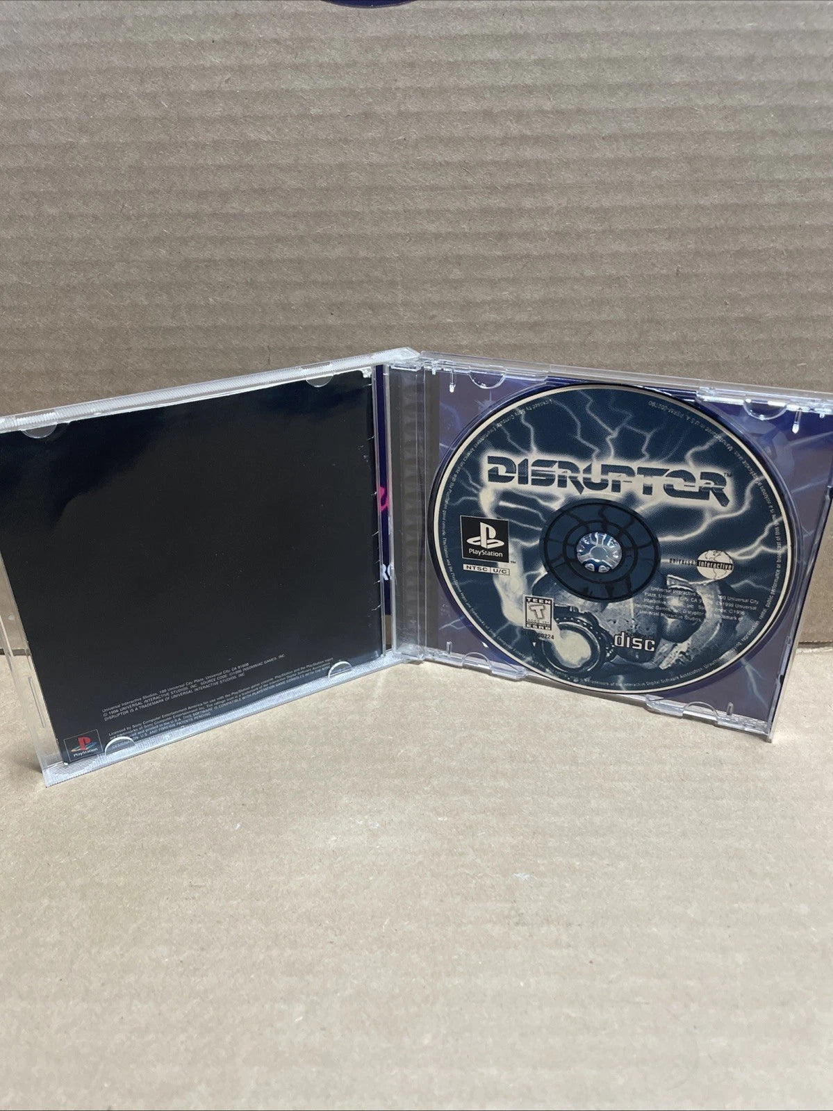 Disruptor PlayStation 1 Video Game Sci-Fi Shooter