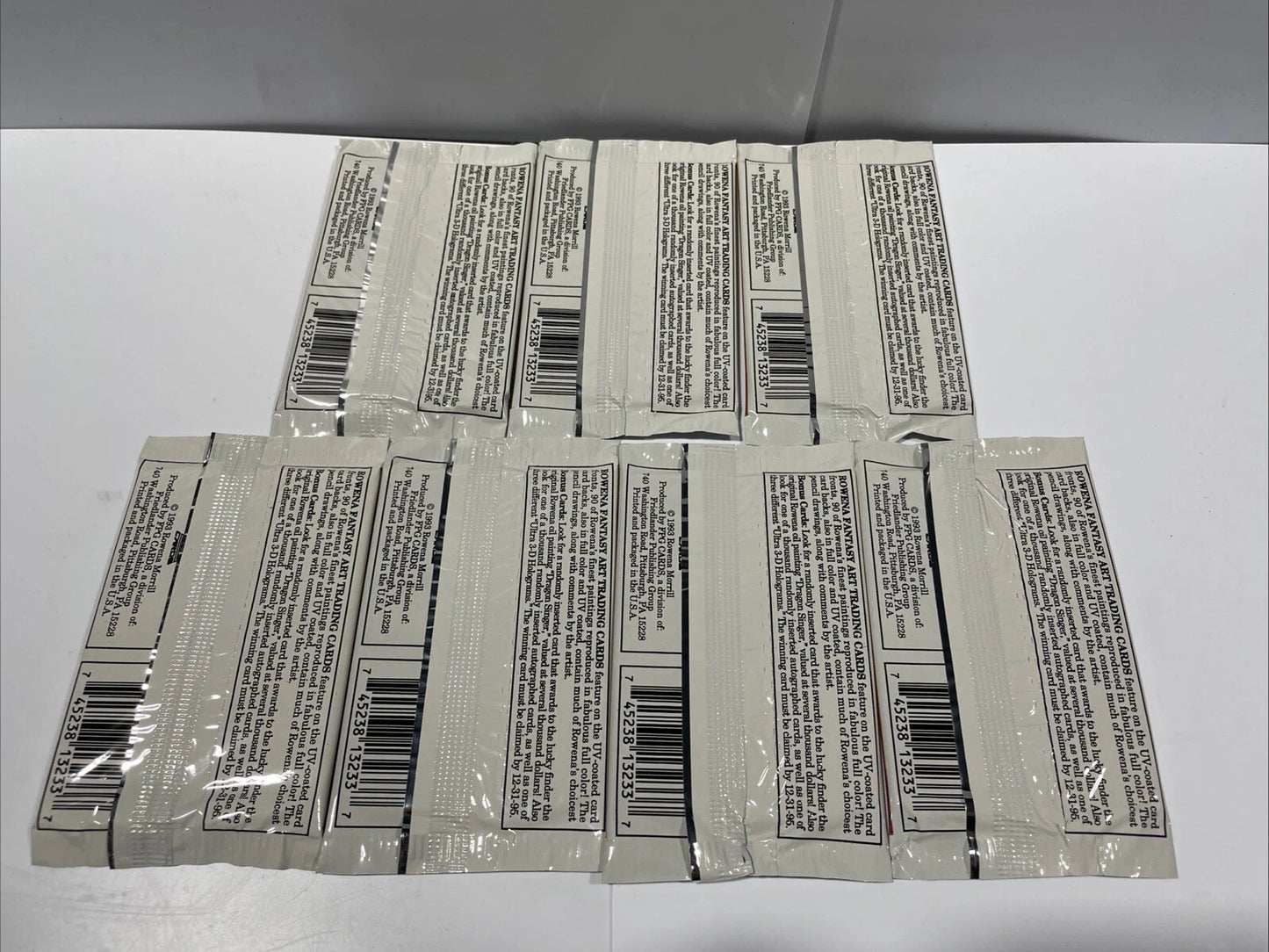 Rowena Fantasy Art Trading Card Packs Factory Sealed Lot Of 7