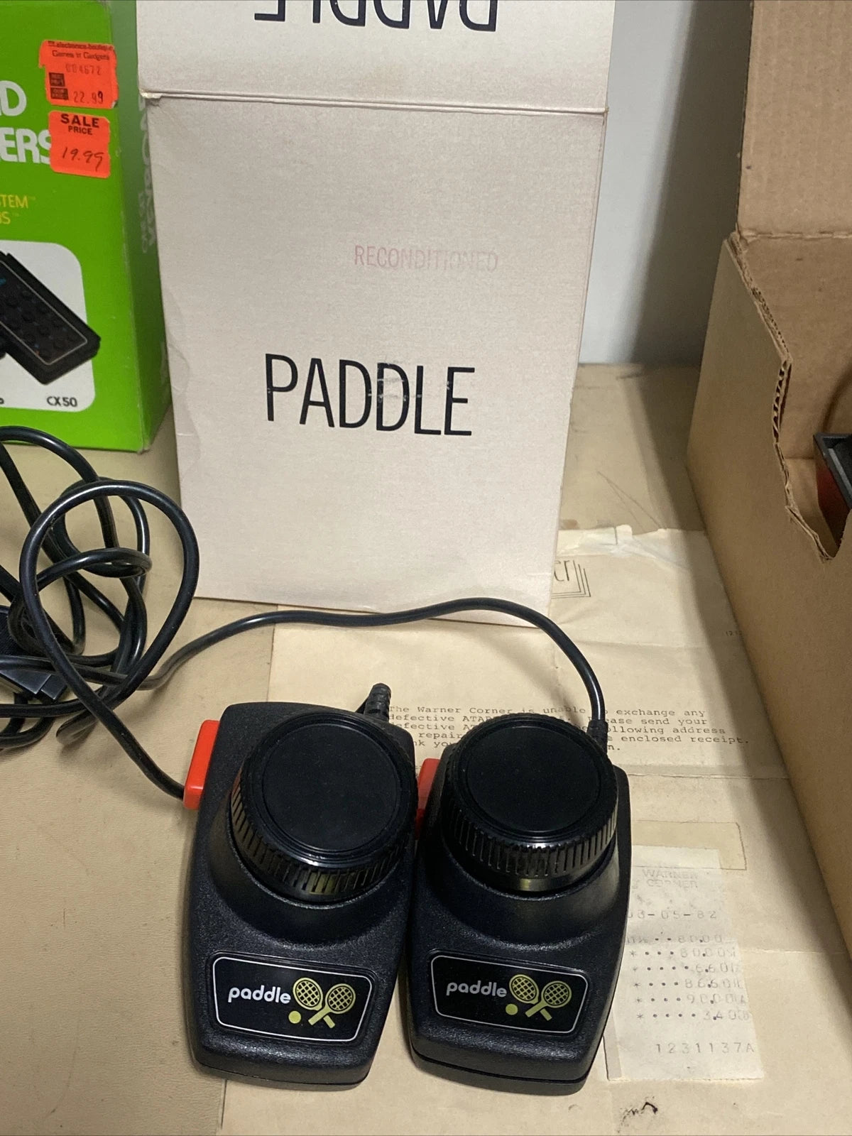 Atari Video Computer System CX-2600 Factory Reconditioned Complete NEAR MINT