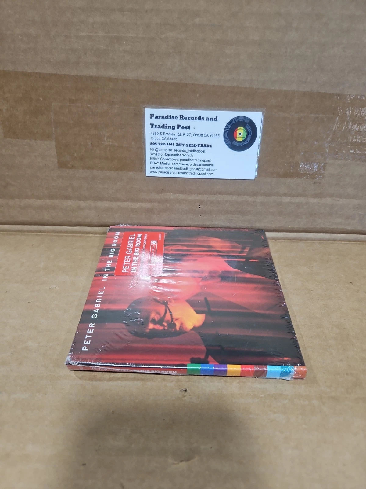 Peter Gabriel In The Big Room CD Brand New