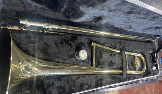 Etude ETB-100 Brass Student Trombone Includes Case & Mouthpiece