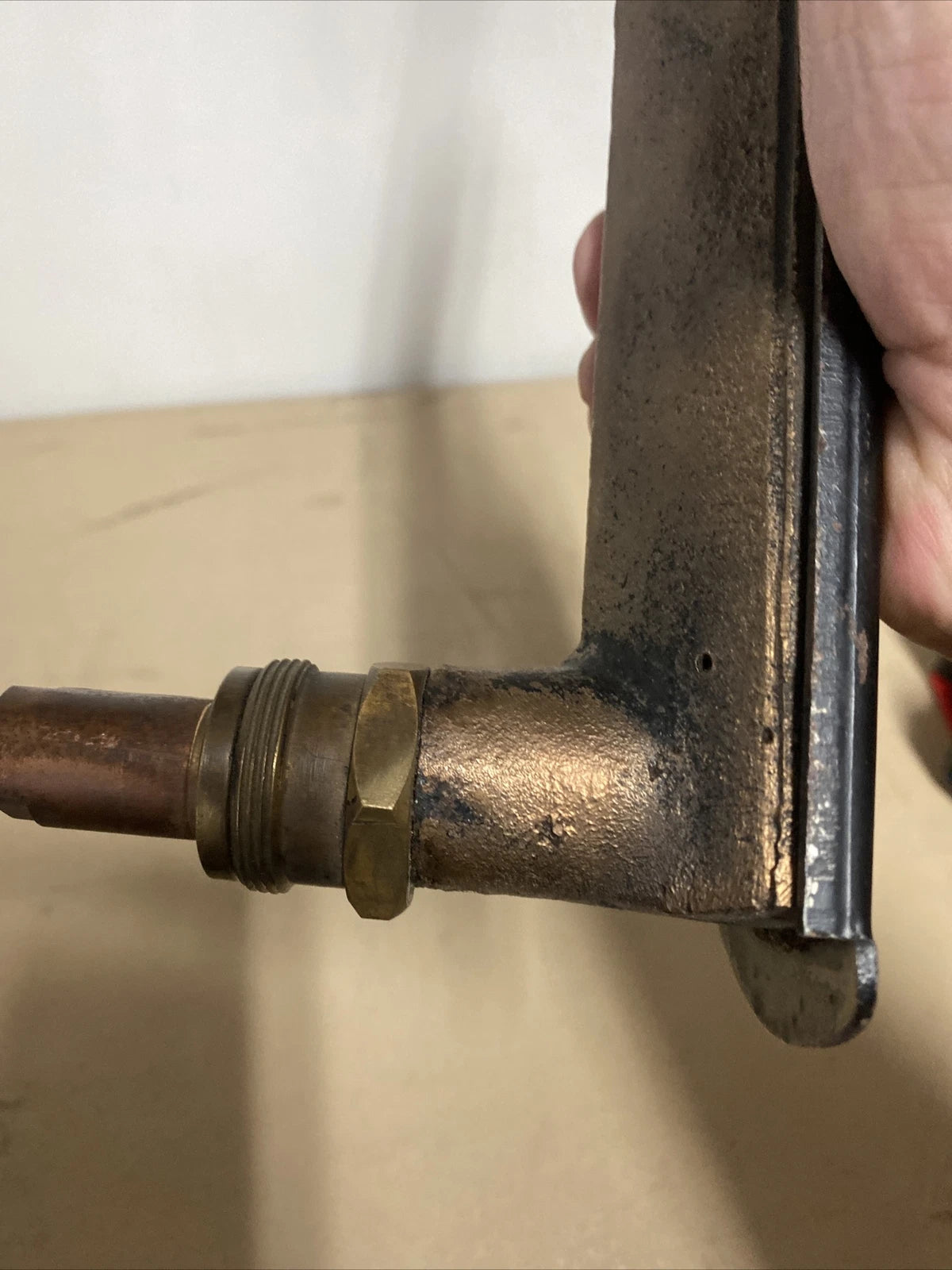 Vintage STEAMBOILER Thermometer GOTHAM Antique Steampunk Industrial GAUGE