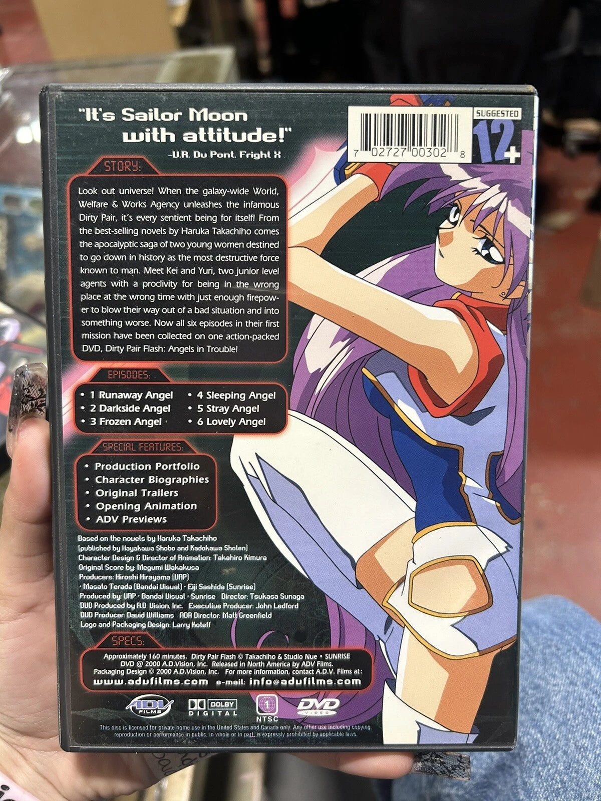 Dirty Pair Flash: Angels in Trouble (DVD, 2000)