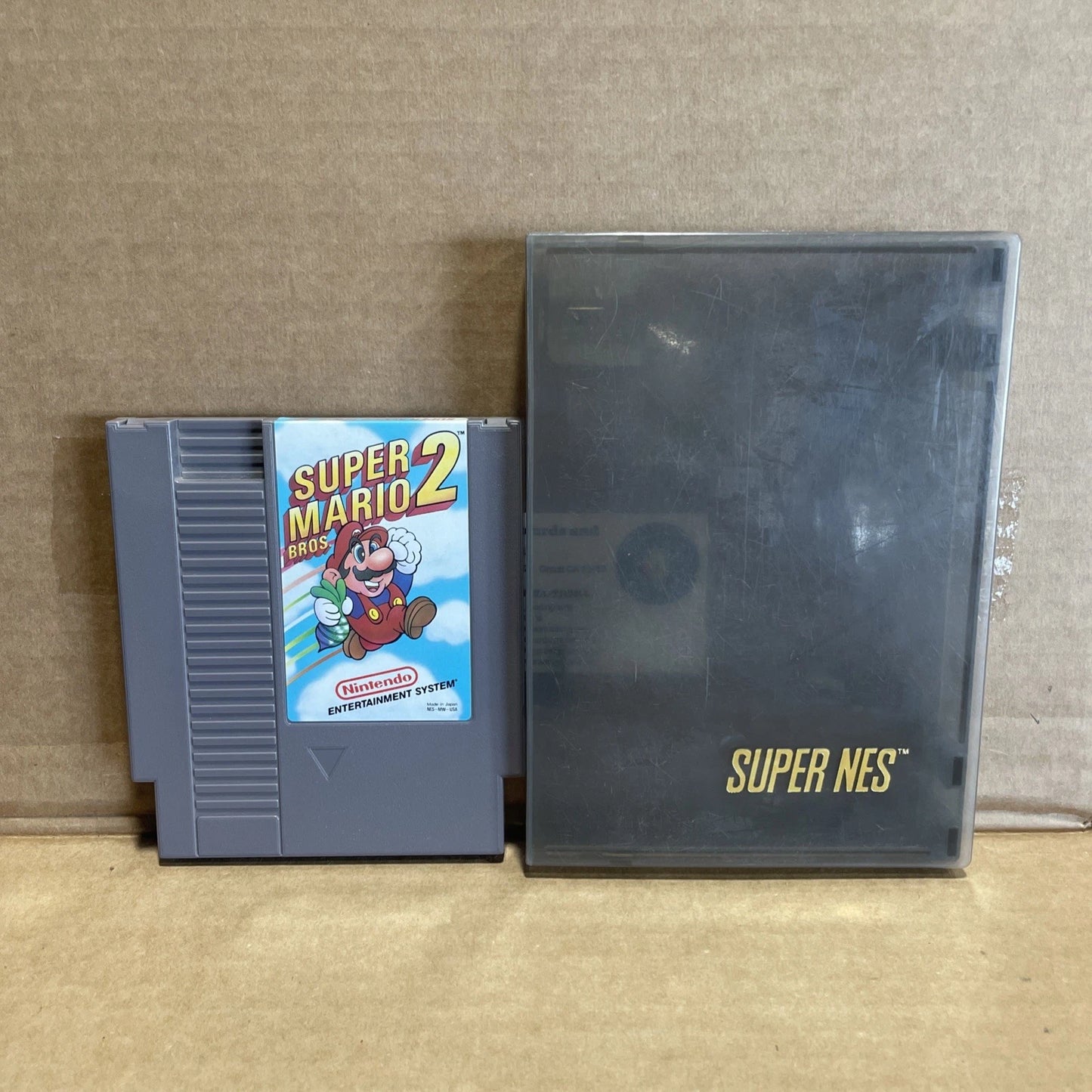 Nintendo Super Mario Bros. 2 Nintendo NES Game Cartridge Tested With Case