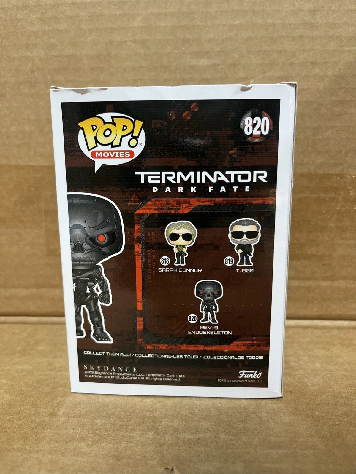 Rev-9 Endoskeleton 820 ~ Terminator: Dark Fate ~ Funko Pop Vinyl ~ May Suit OOB
