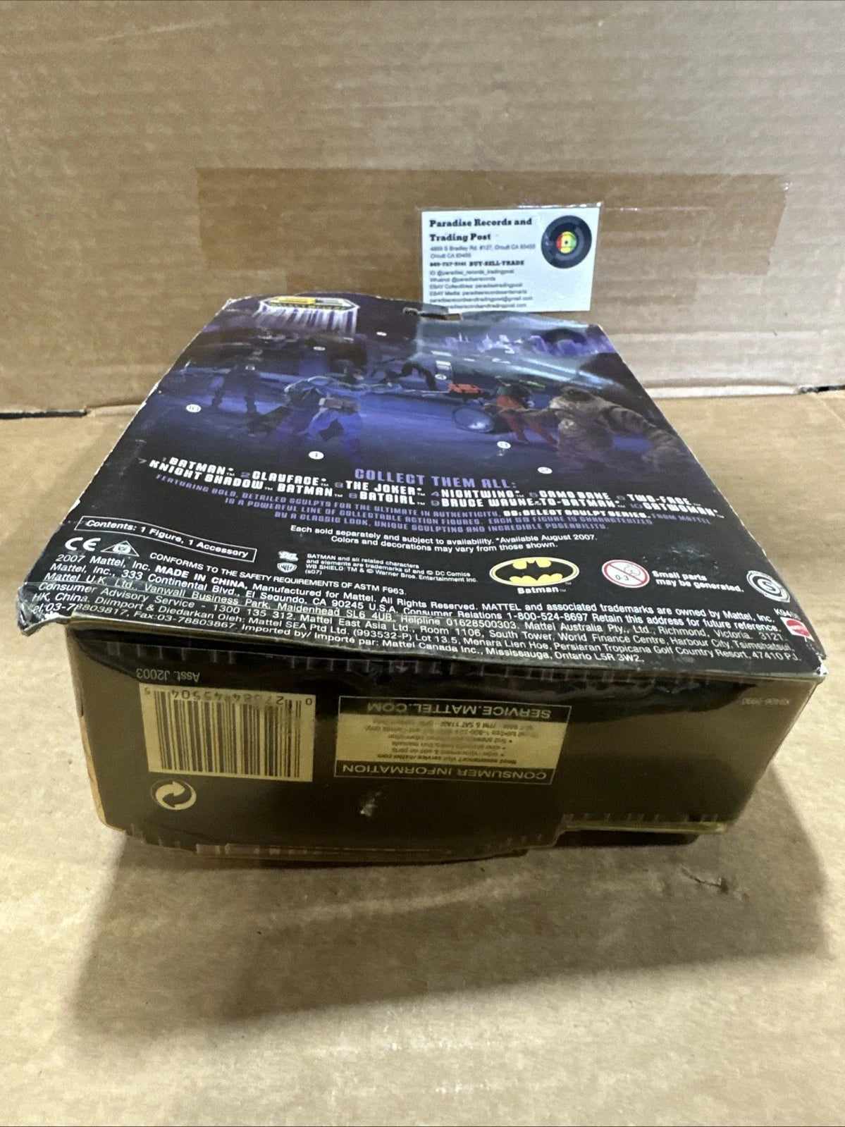 DC Super Heroes Bruce Wayne to Batman Comic Book Diorama Sculpt Yellowed