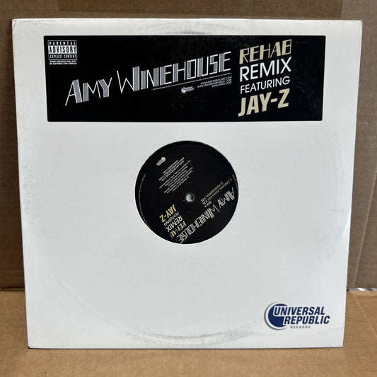 Amy Winehouse Feat Jay-Z-Rehab-Remix-12" Vinyl 5trk-UNIR 21882-1 US 2007 vg+