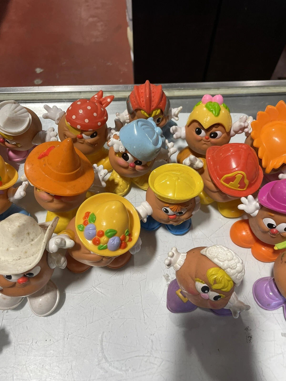 Lot of Potato Head Spud Kids Toy Figures VTG Xtra Parts 1986
