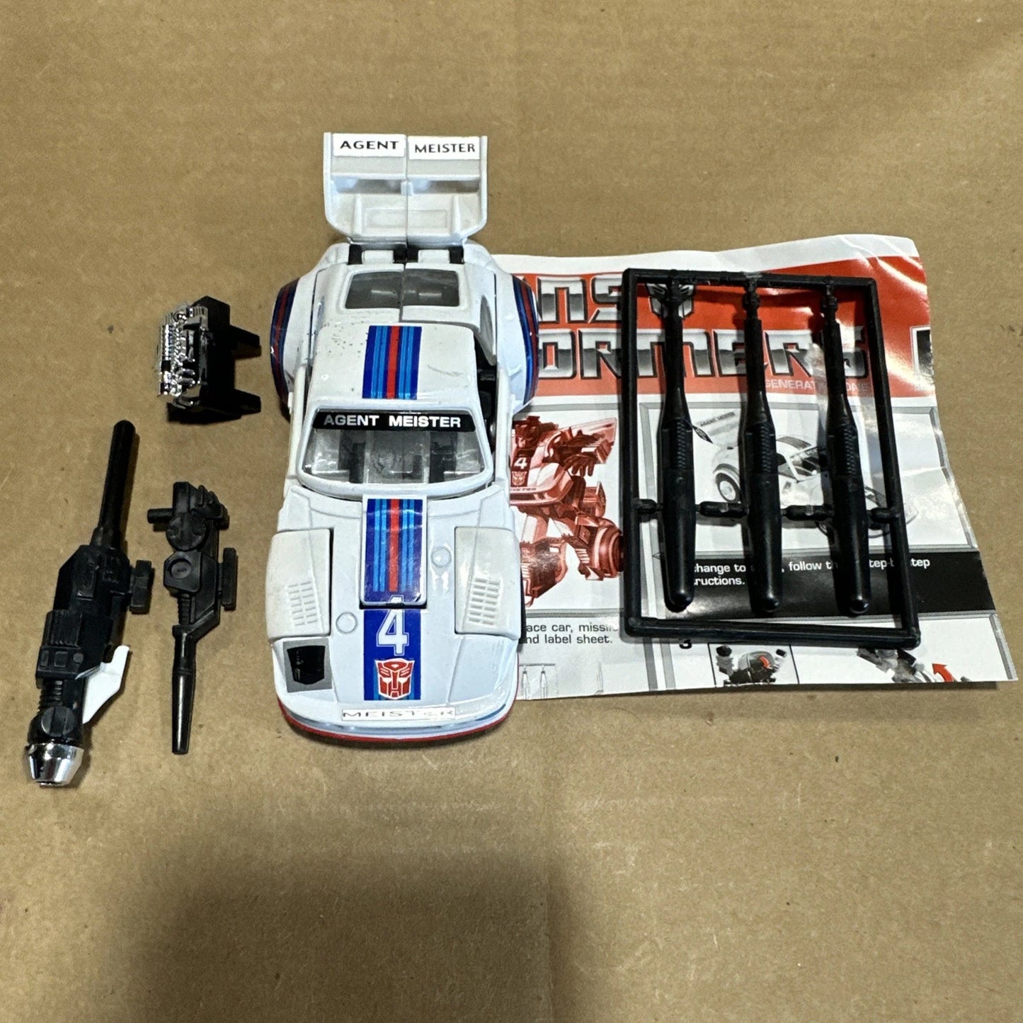 Transformers G1 Commemorative Series III Autobot Jazz 2002 Hasbro