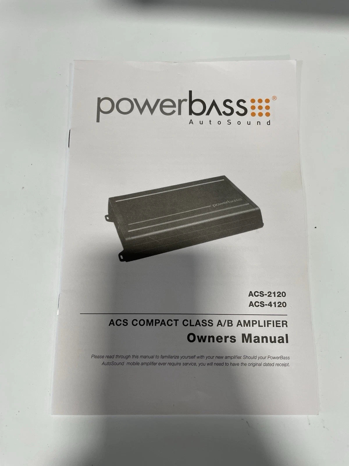 PowerBass Acs-2120 240 Watt 2 Channel Class A/B Power Car Amplifier