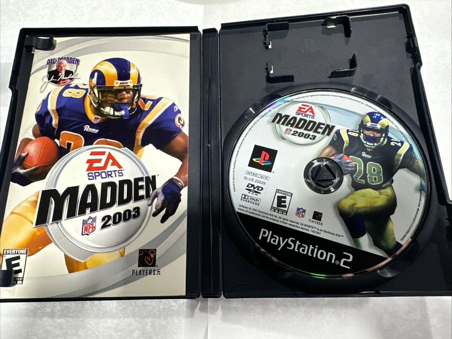 Madden NFL 2001-2004 PlayStation 2 PS2 Football Video Game Lot