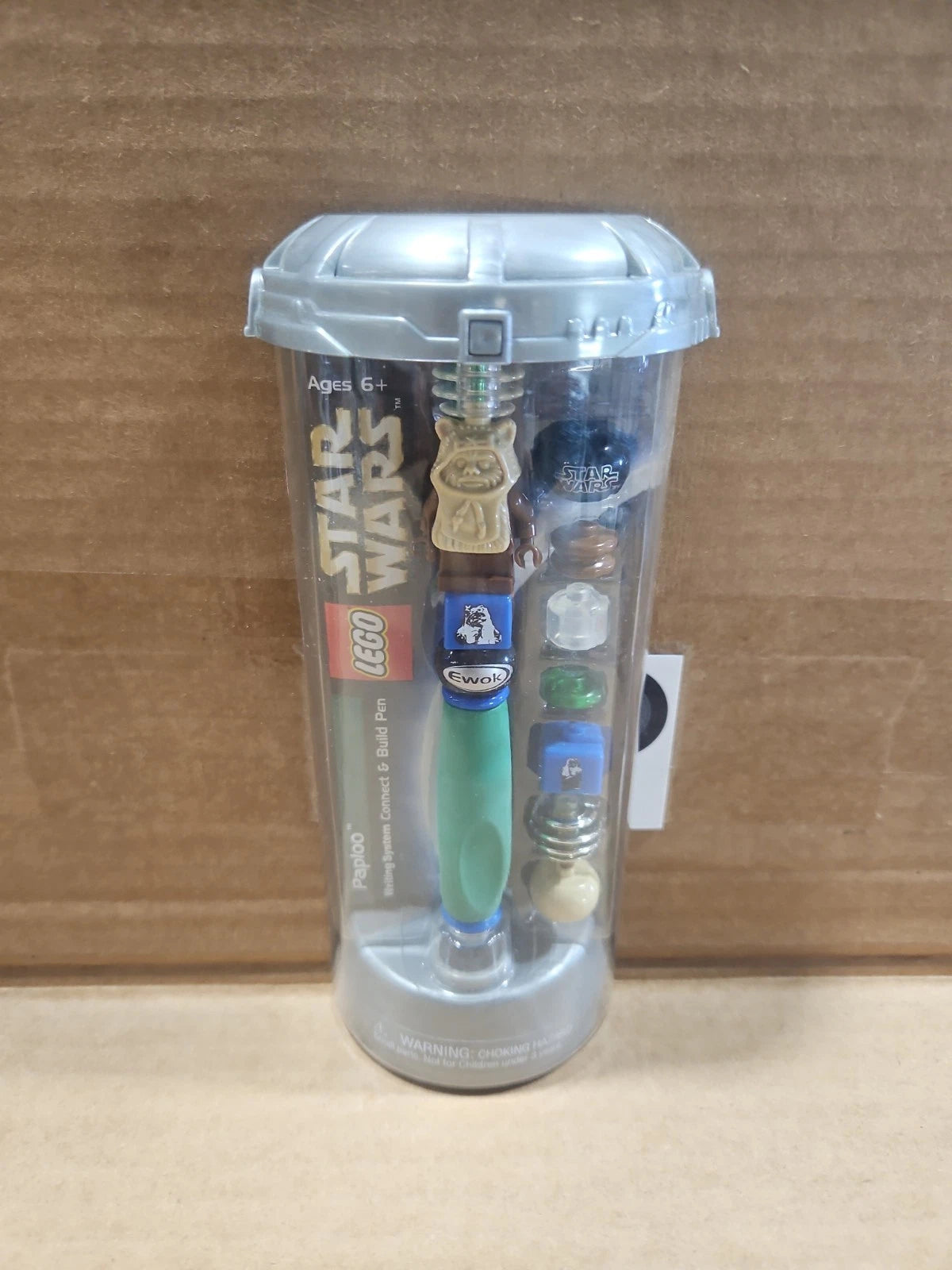 LEGO STAR WARS Customizable Ewok Pen with Paploo Minifigure 2000’s Rare Open Box