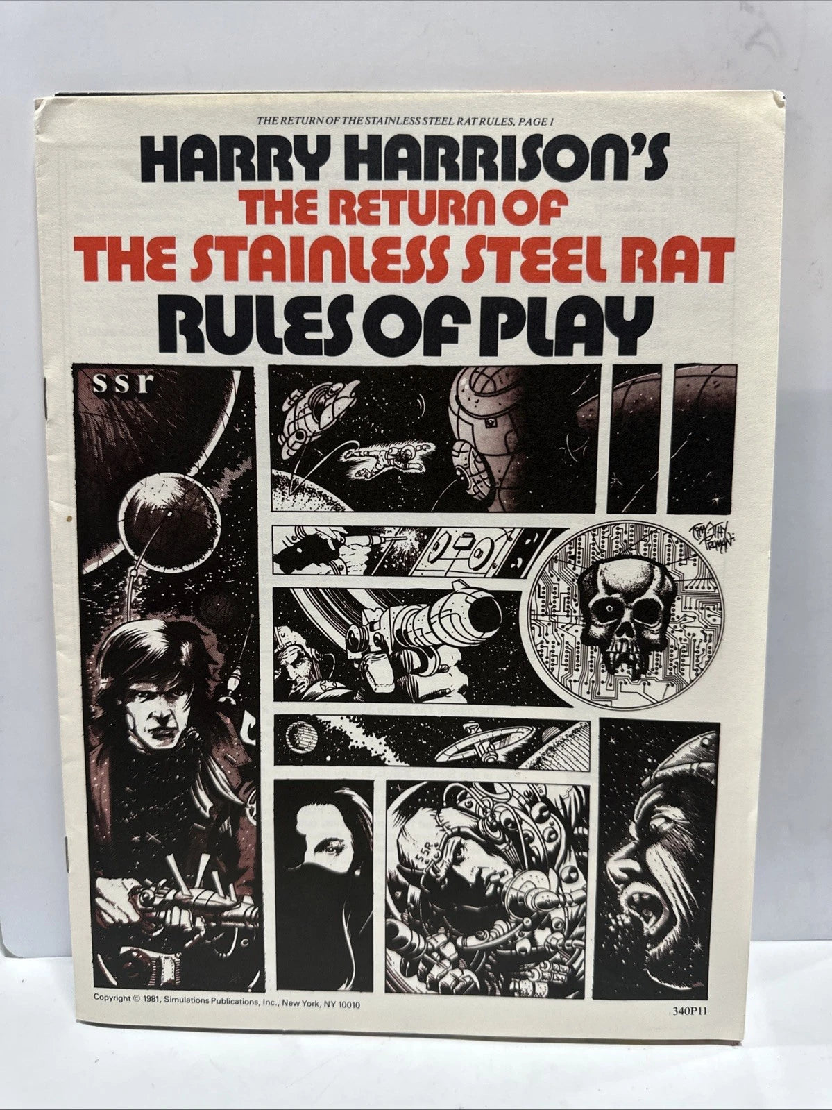 The Return of the Stainless Steel Rat by Harry Harrison Clean & Unpunched