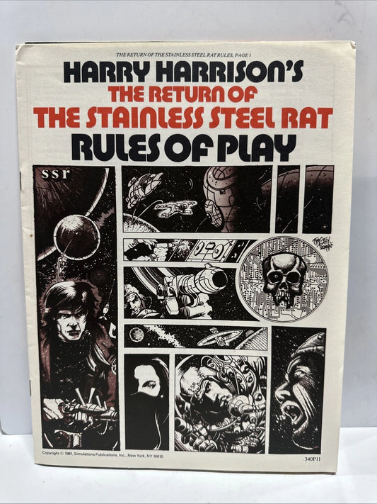 The Return of the Stainless Steel Rat by Harry Harrison Clean & Unpunched