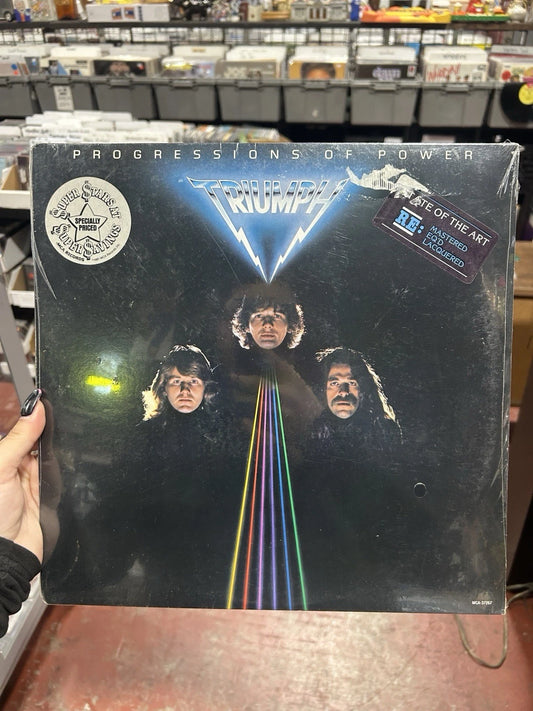 Triumph: Progressions of Power 37267 LP Album- 1980 RCA- New Sealed Hype Sticker