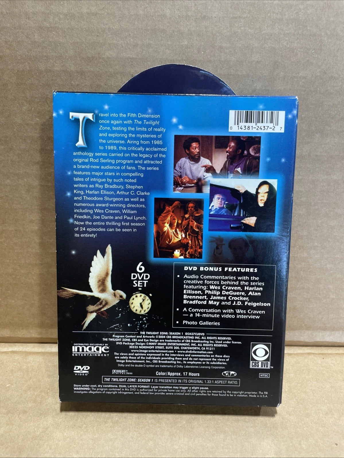 The Twilight Zone Season 1 1985 (DVD, 2004, 6-Disc Set)
