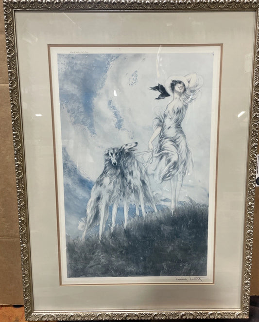 Louis Icart JOY OF LIFE 1929 Large Professionally Framed Lithographic Print