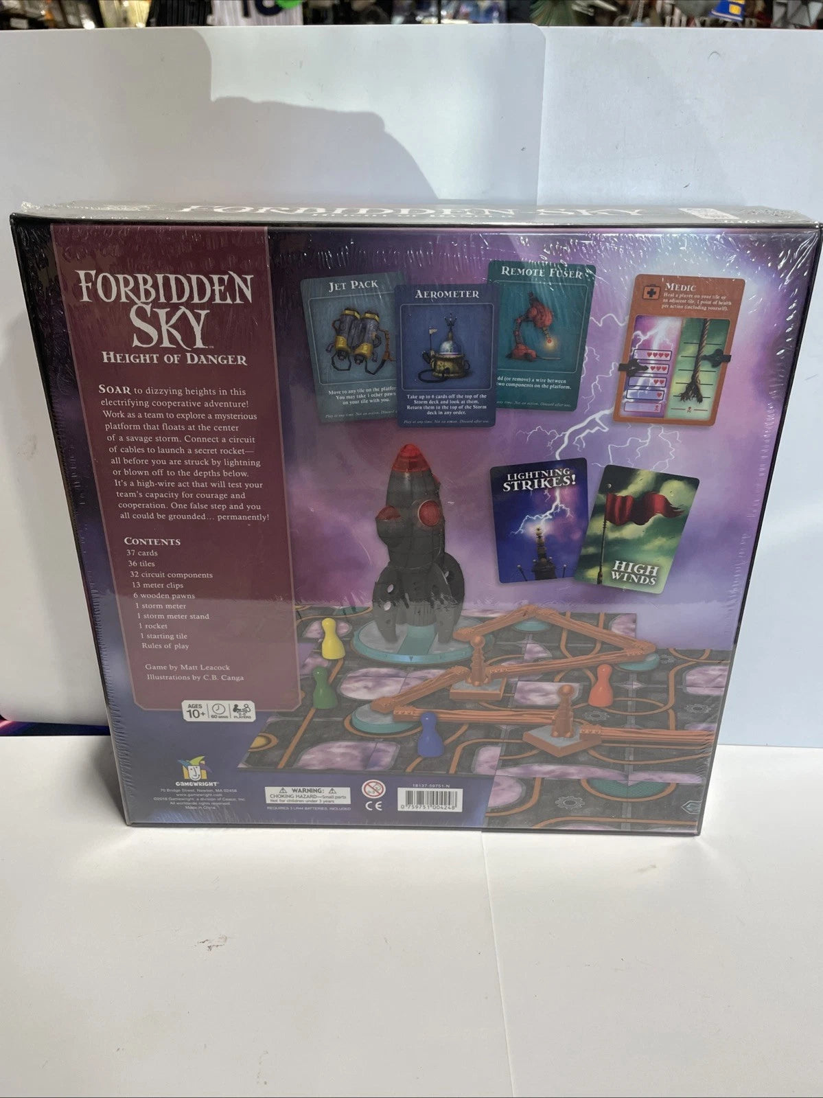 Forbidden Sky Height of Danger Board Game by Gamewright