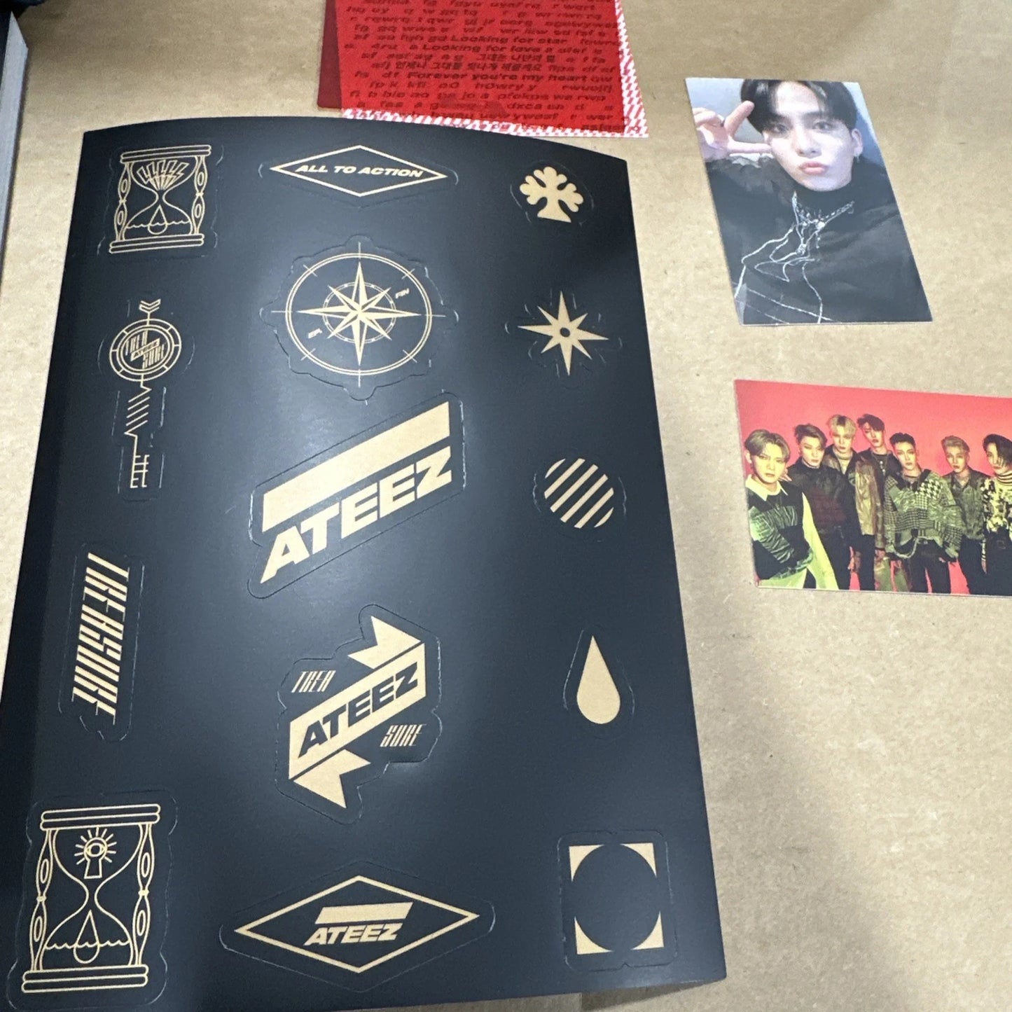 Ateez – Treasure EP Album w/ Photobook/Photocards/Stickers/Postcards K-Pop CD