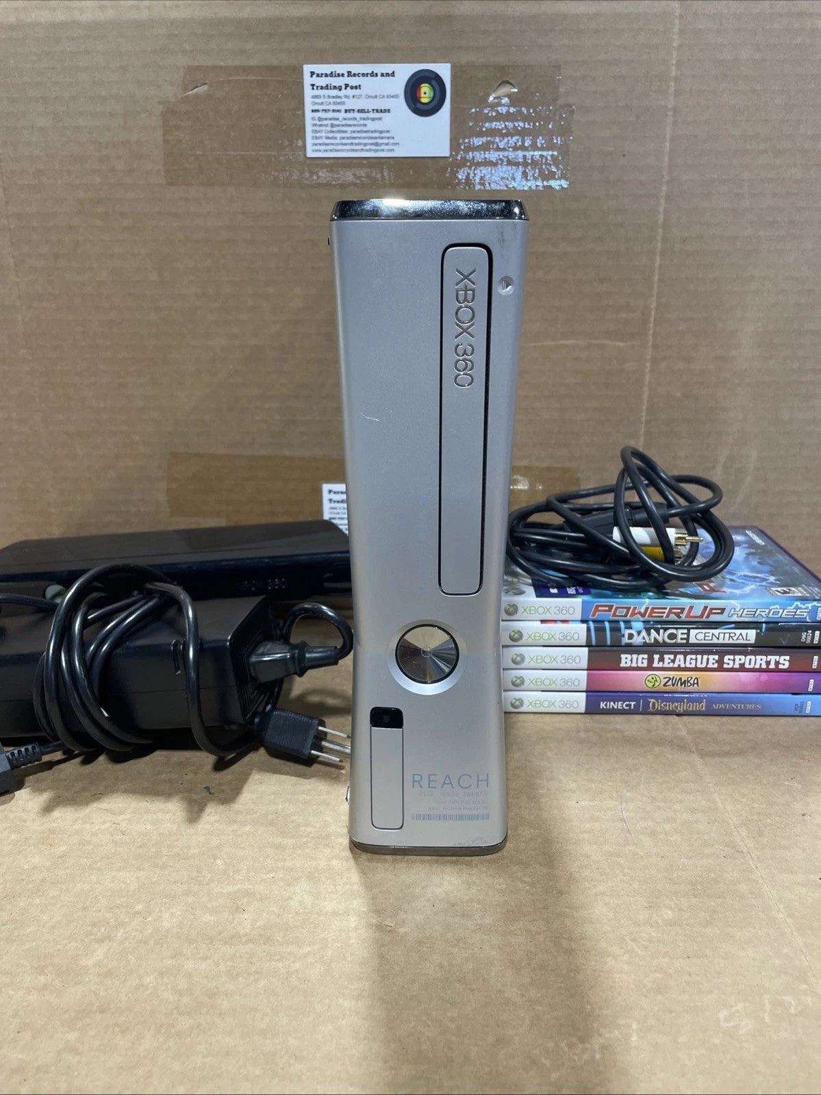 Microsoft Xbox 360 S Halo: Reach Limited Edition Silver Console No Controller