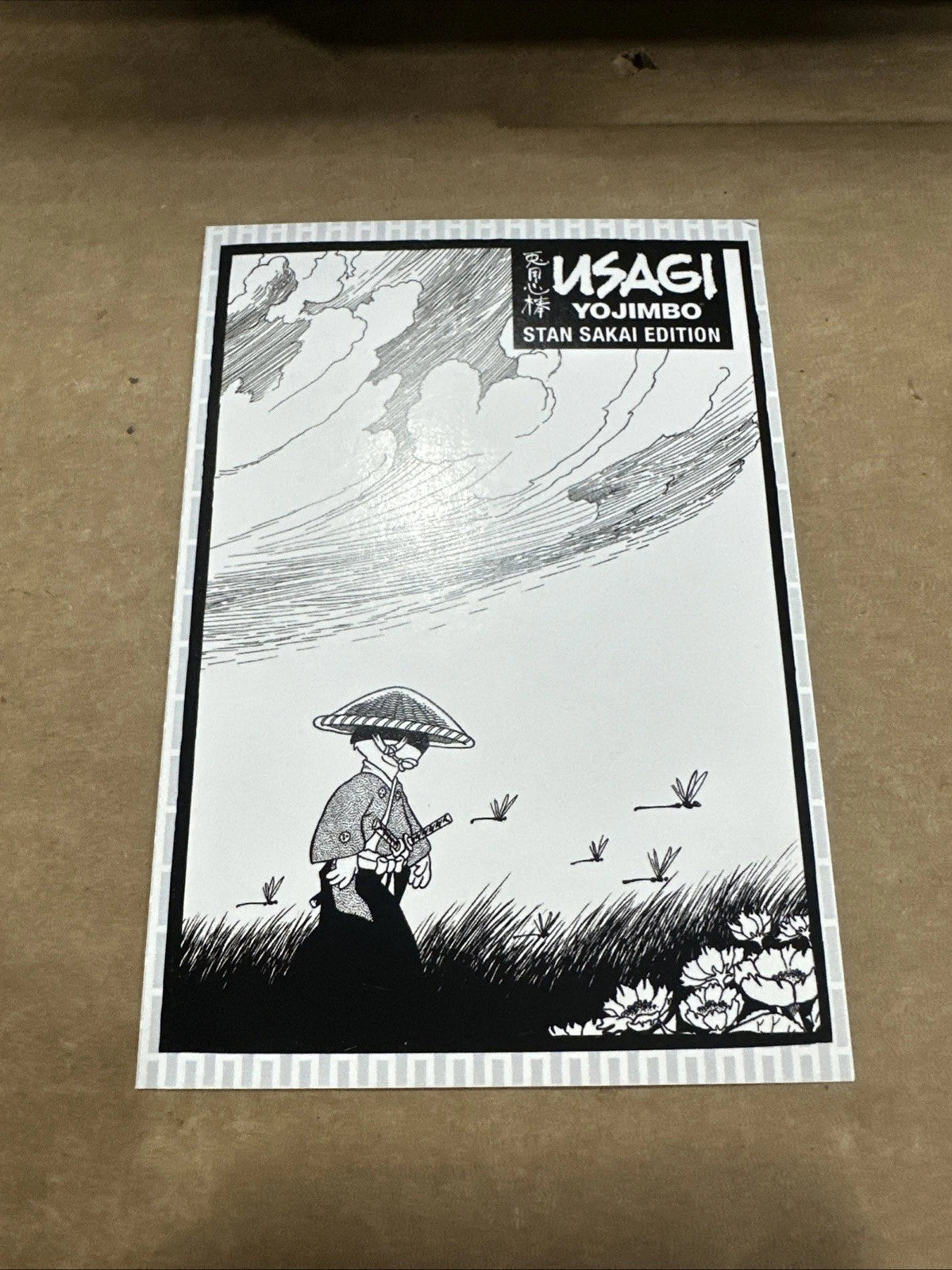 Usagi Yojimbo NECA 7" Figure Stan Sakai Edition Black & White Hand Signed /989