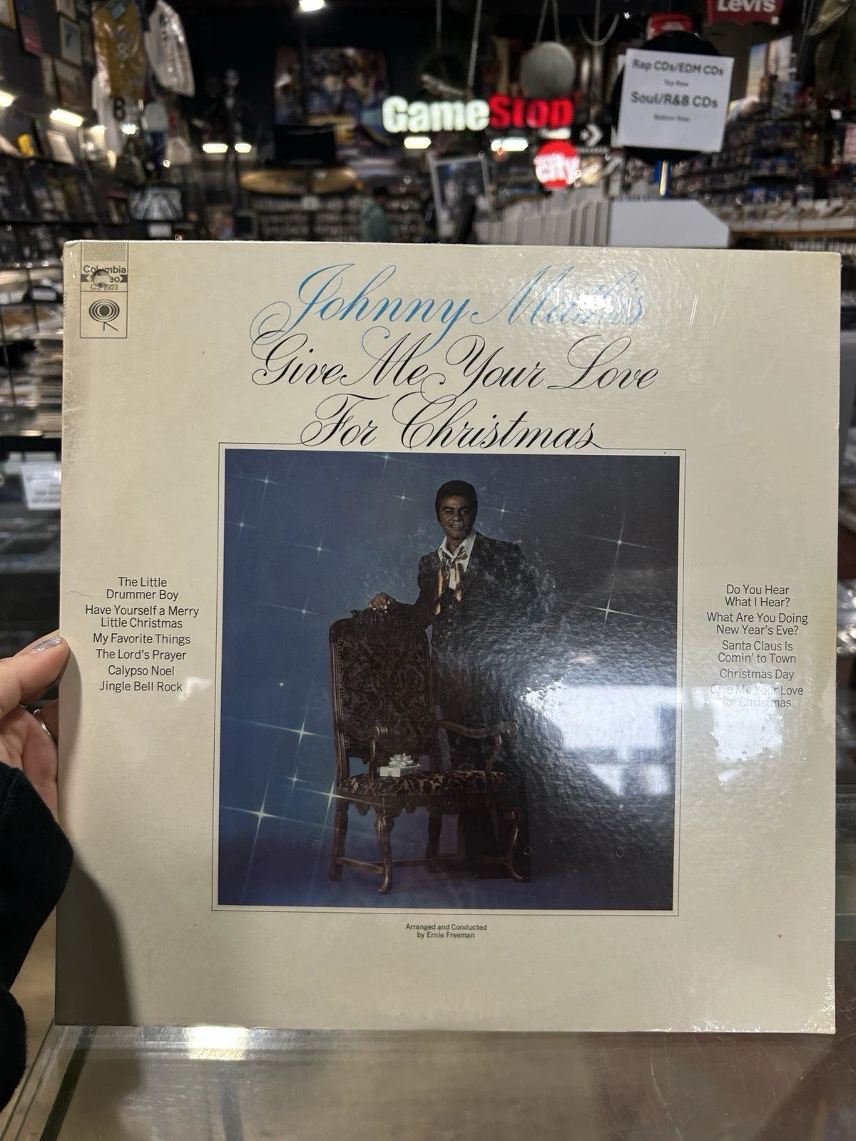 JOHNNY MATHIS Give Me Your Love For Christmas NEW Sealed LP-Columbia cs 9923