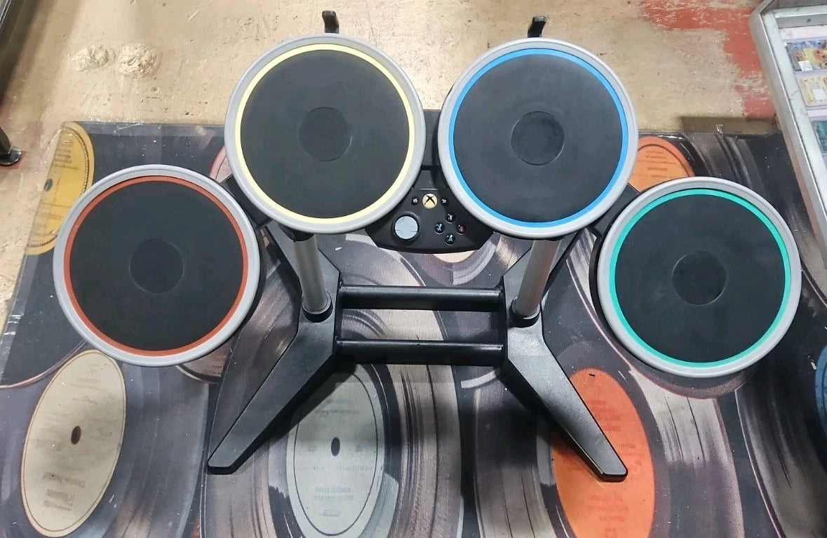 Rock Band 4 Harmonix Xbox One Wireless Drum Set 91162 No Battery Cover Tested