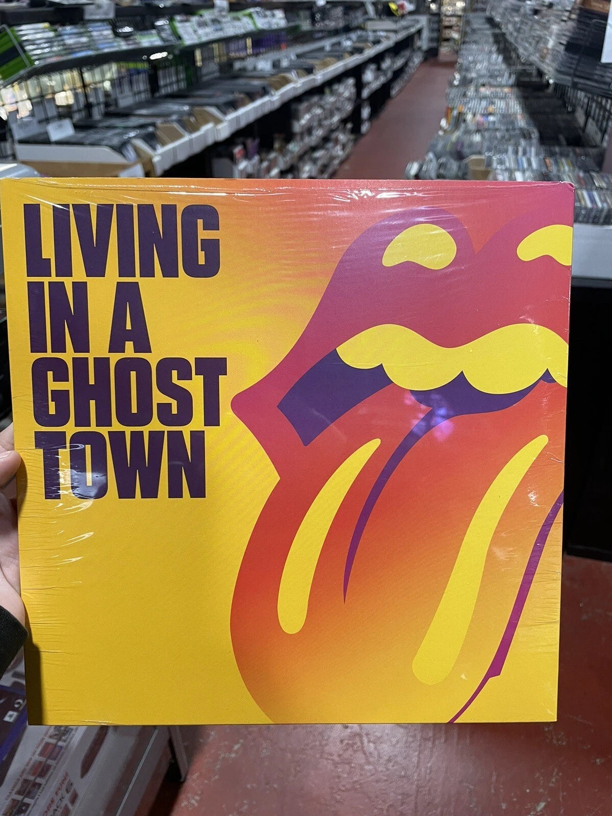 The Rolling Stones - Living In A Ghost Town Ltd. 10'' Purple Vinyl Single NEU