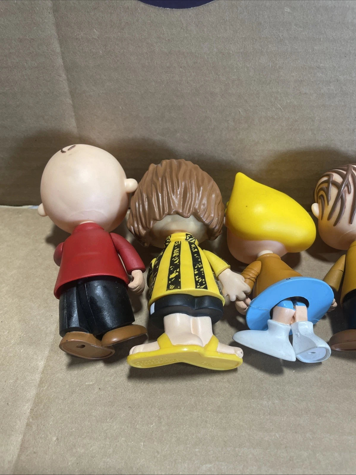 PEANUTS CHARLIE BROWN and GANG 5” Vinyl Action Figure 2002-2003 Vintage Lot Of 6
