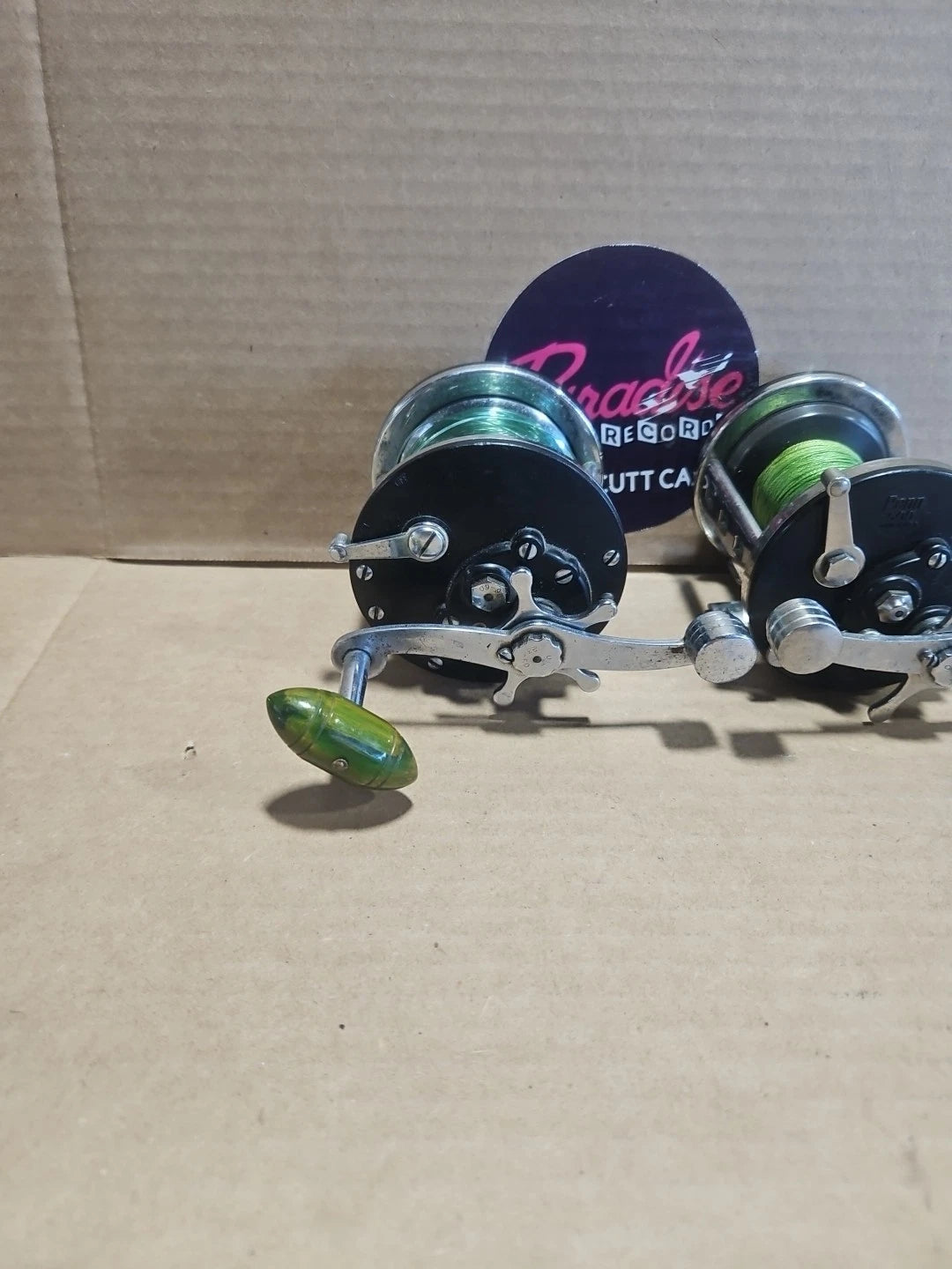 Penn Long Beach 65 Baitcast Fishing Reel + Penn Jigmaster 500 Reel Vintage