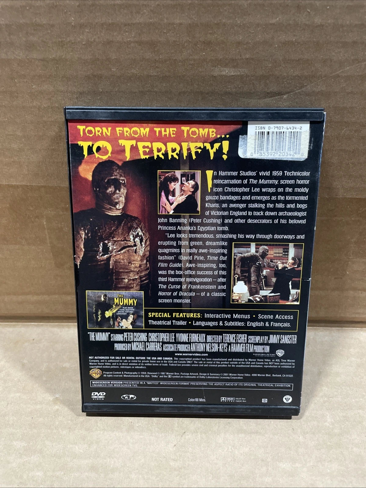 The Mummy (DVD, 1959)