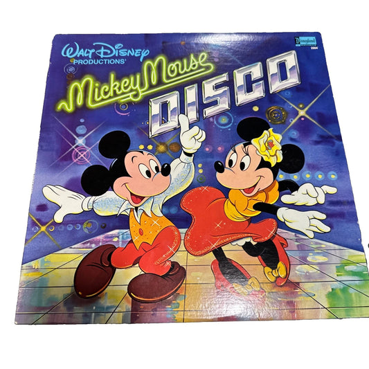 Mickey Mouse Disco Vinyl LP Record 1979 Disneyland 2504 Disney Music vg+