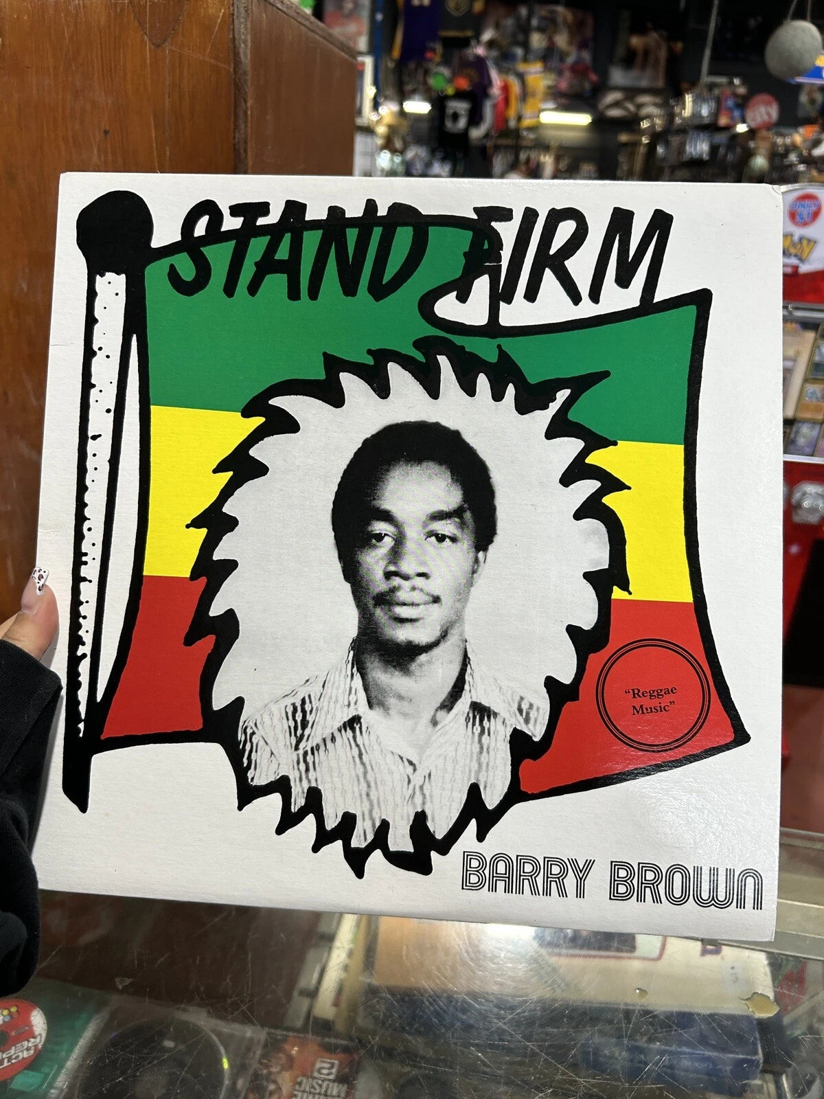 Barry Brown Stand Firm LP Justice 170-03 Original 1982 VG++
