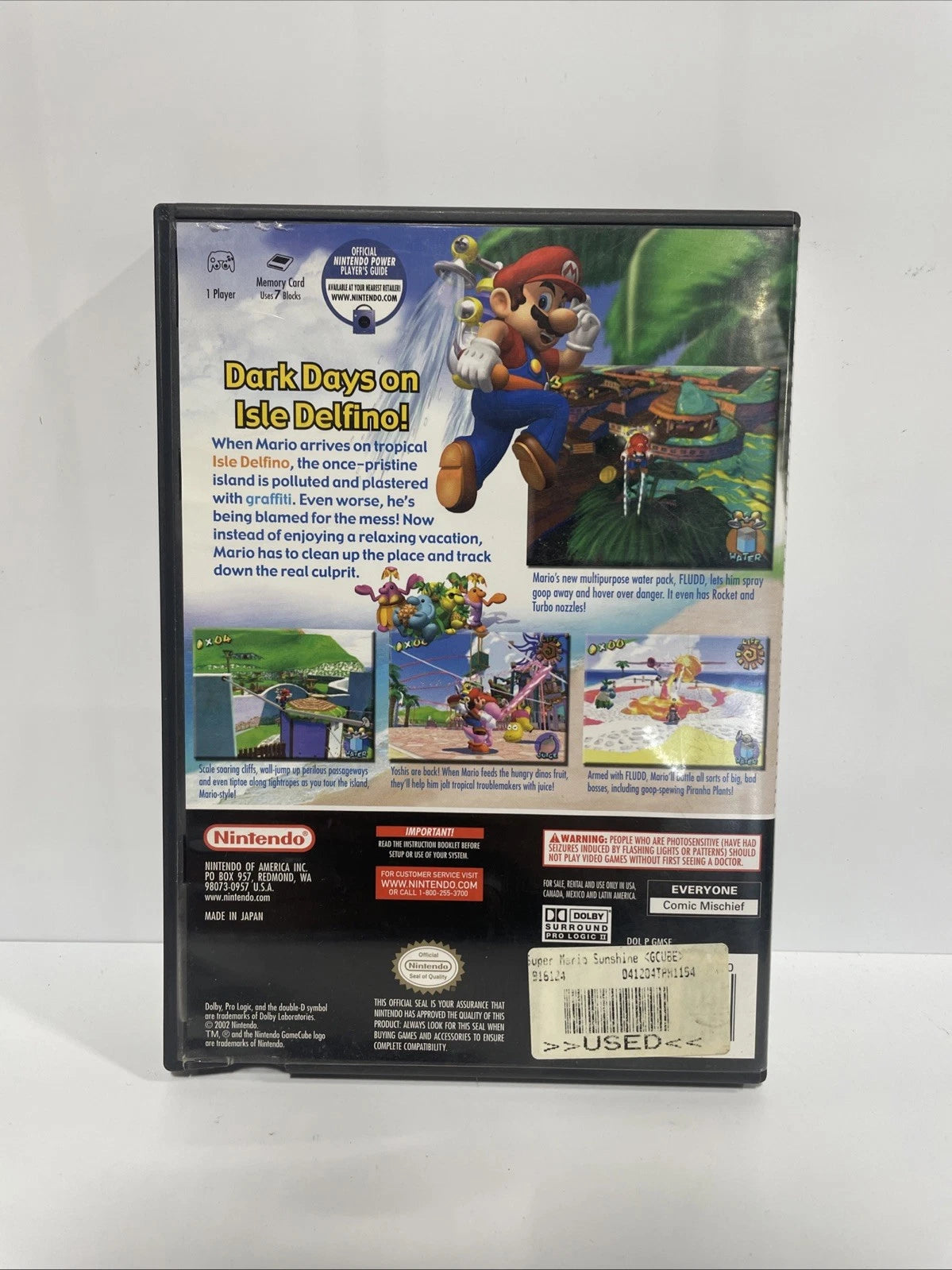 Super Mario Sunshine (Nintendo GameCube 2002) Tested