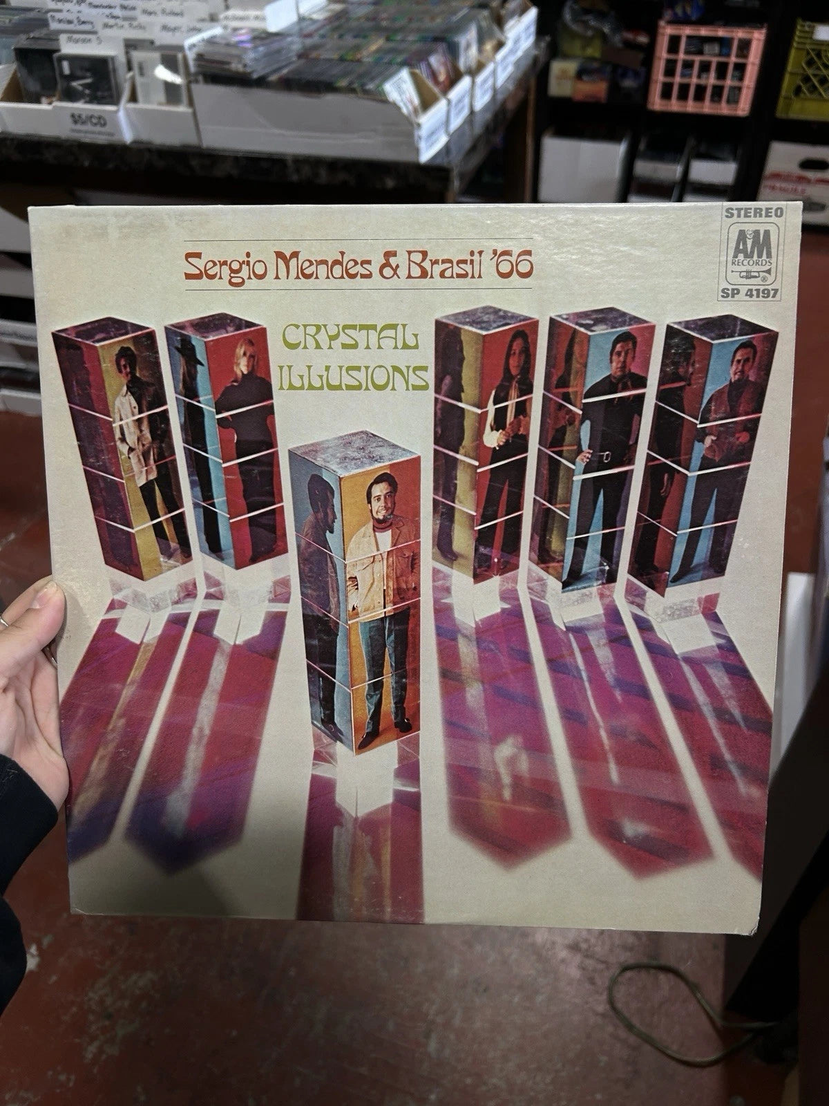Sergio Mendes & Brasil '66 Crystal Illusions LP 1969 A&M-SP-4197 jazz