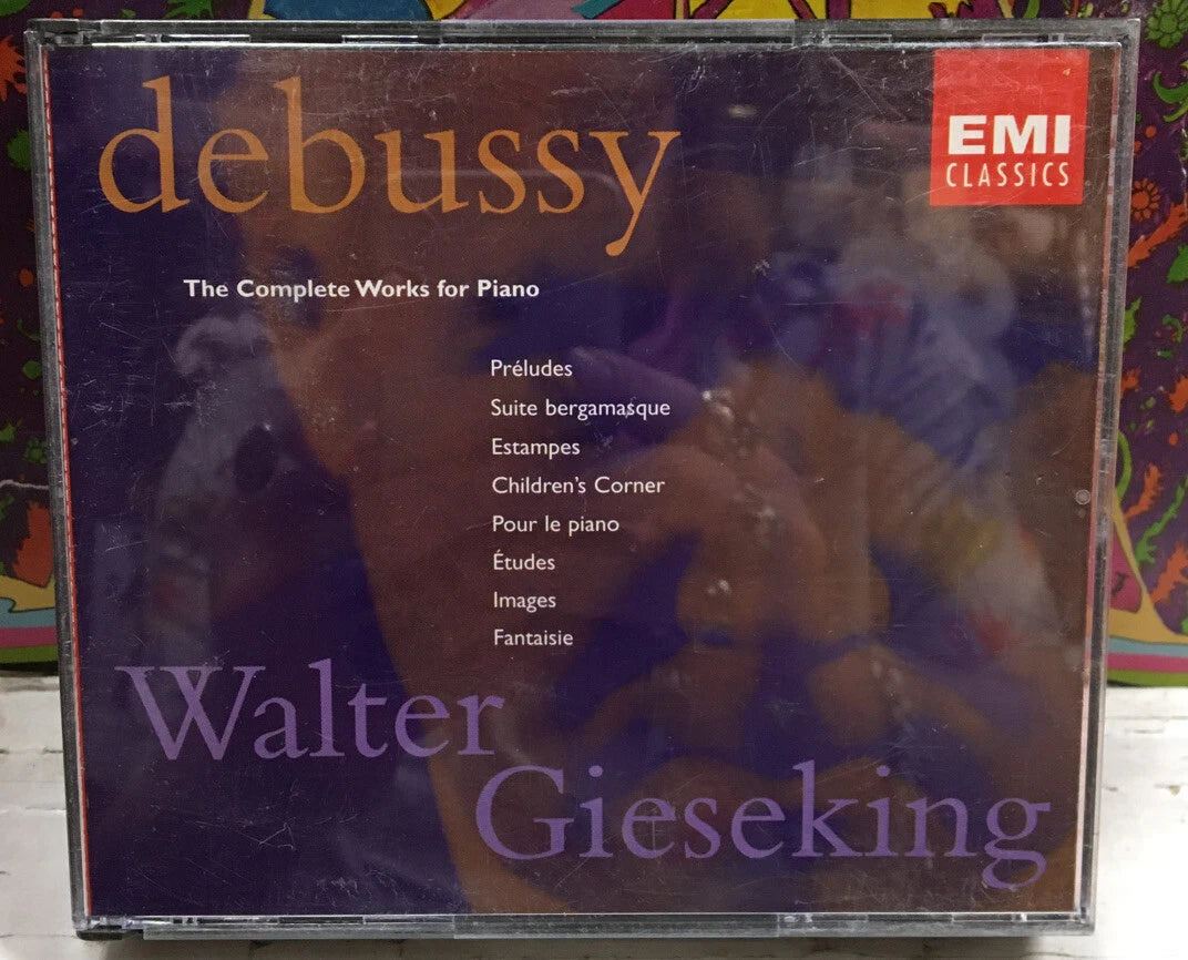 Debussy/Walter Gieseking The Conplete Works For Piano CD Set
