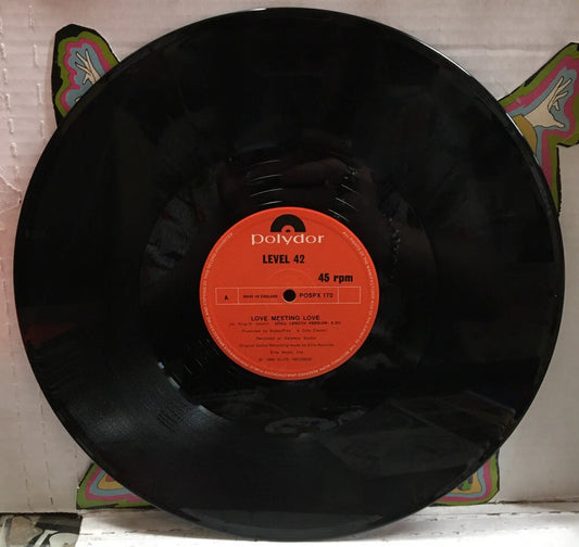 Level 42 Love Meeting Love 12” UK Import Record POSPX70