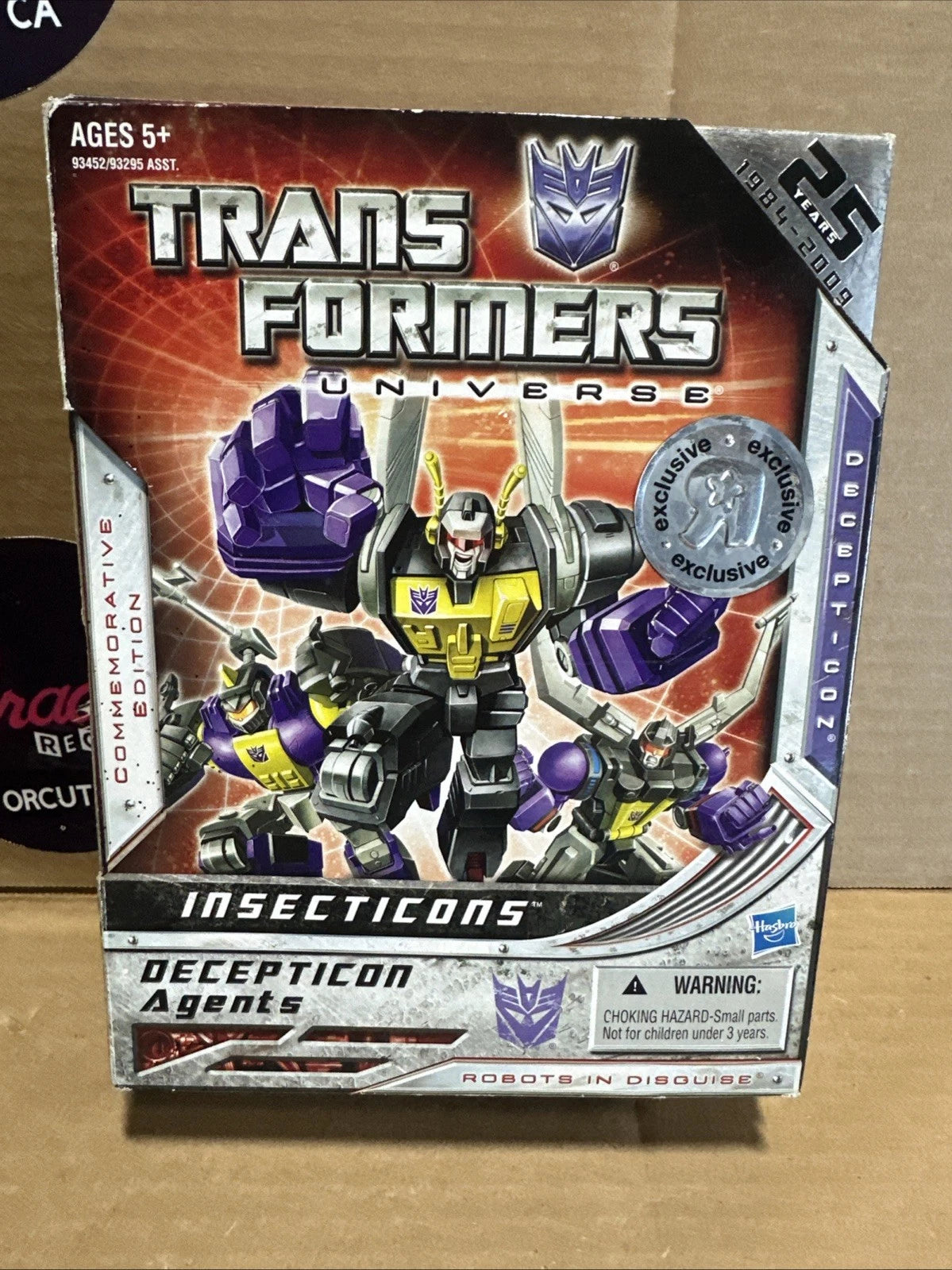 Transformers Universe 25th Anniversary Insecticons TRU Exclusive 2009 Open Box