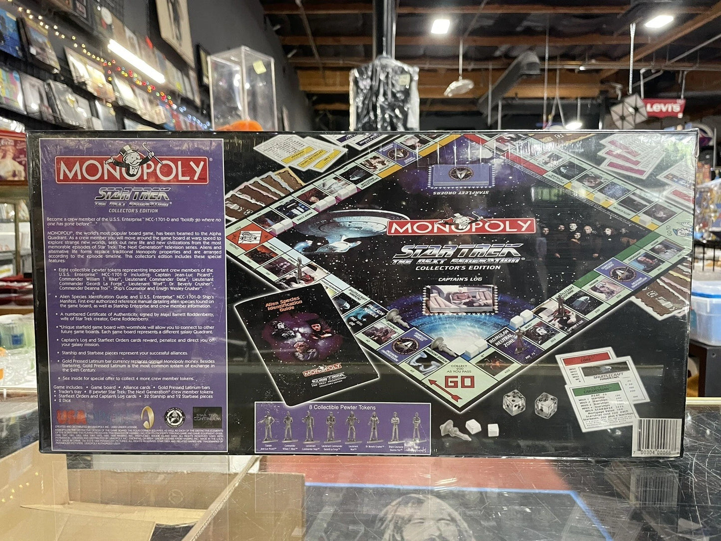 Monopoly Star Trek Next Generation Collectors Edition 1998 NEW Sealed