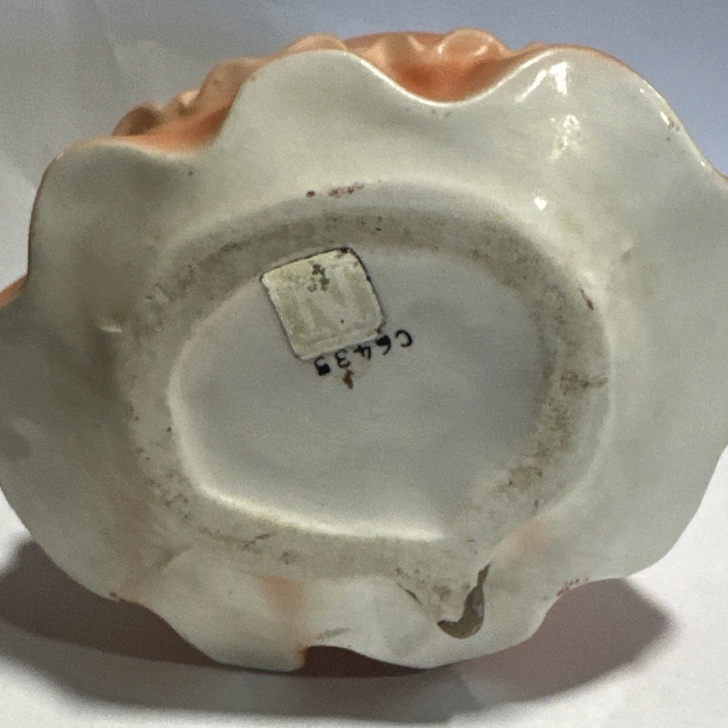 Vintage Napco Southern Belle Planter Pink Peach 1950s V25